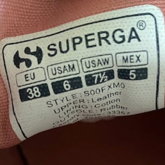 Superga Suede Platform Sneaker 7.5 - Picture 6 of 8